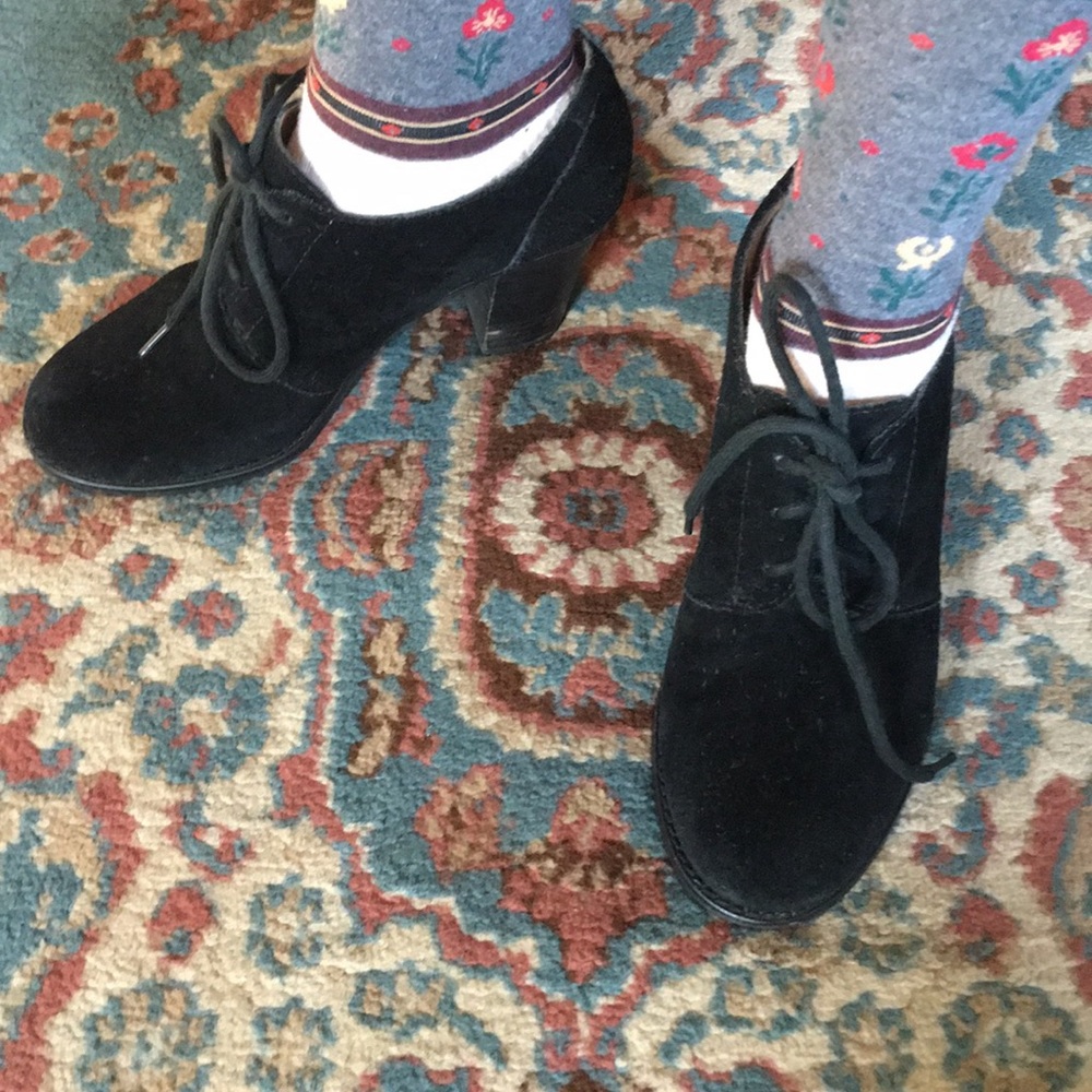 Lucky brand lace up booties